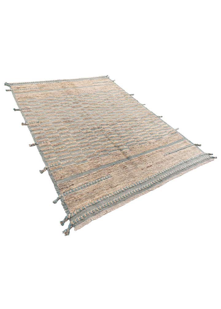 5' 4 x 7' 2 Hand Knotted Moroccan Wool Rug