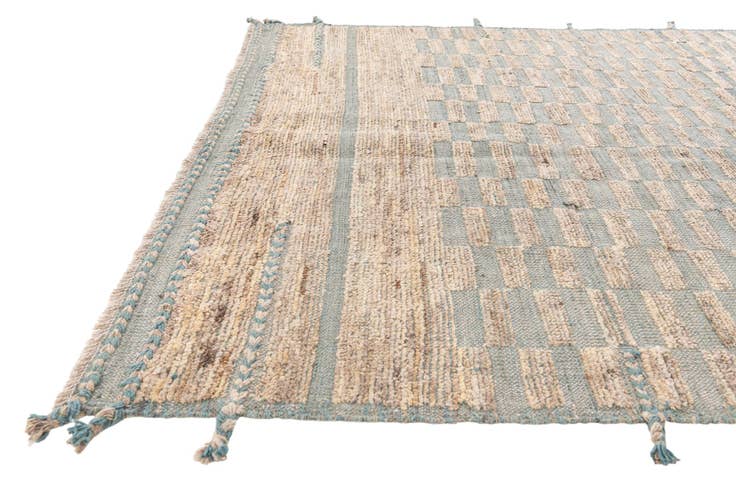 Detail image of 5' 4 x 7' 2 Hand Knotted Moroccan Wool Rug