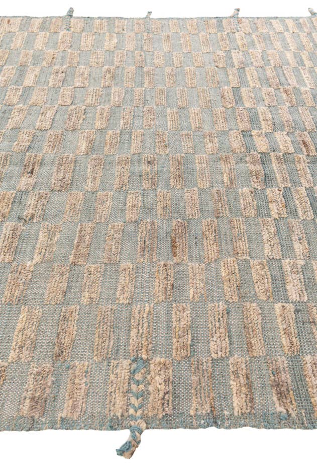 Detail image of 5' 4 x 7' 2 Hand Knotted Moroccan Wool Rug