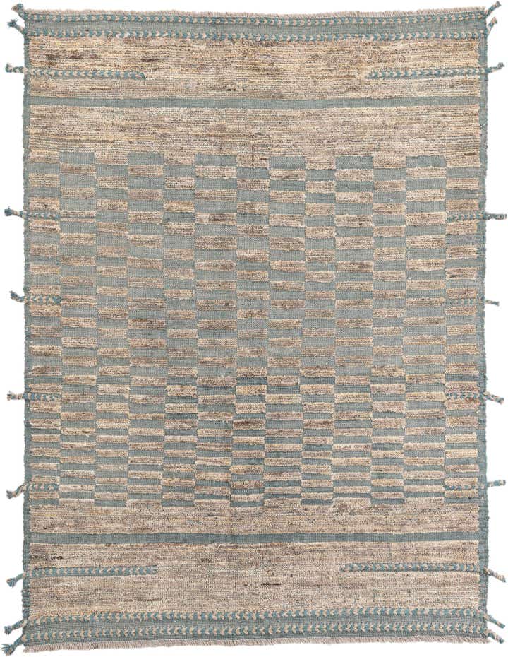 5' 4 x 7' 2 Hand Knotted Moroccan Wool Rug
