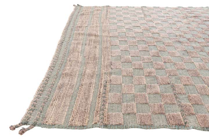 5' x 7' Hand Knotted Moroccan Wool Rug