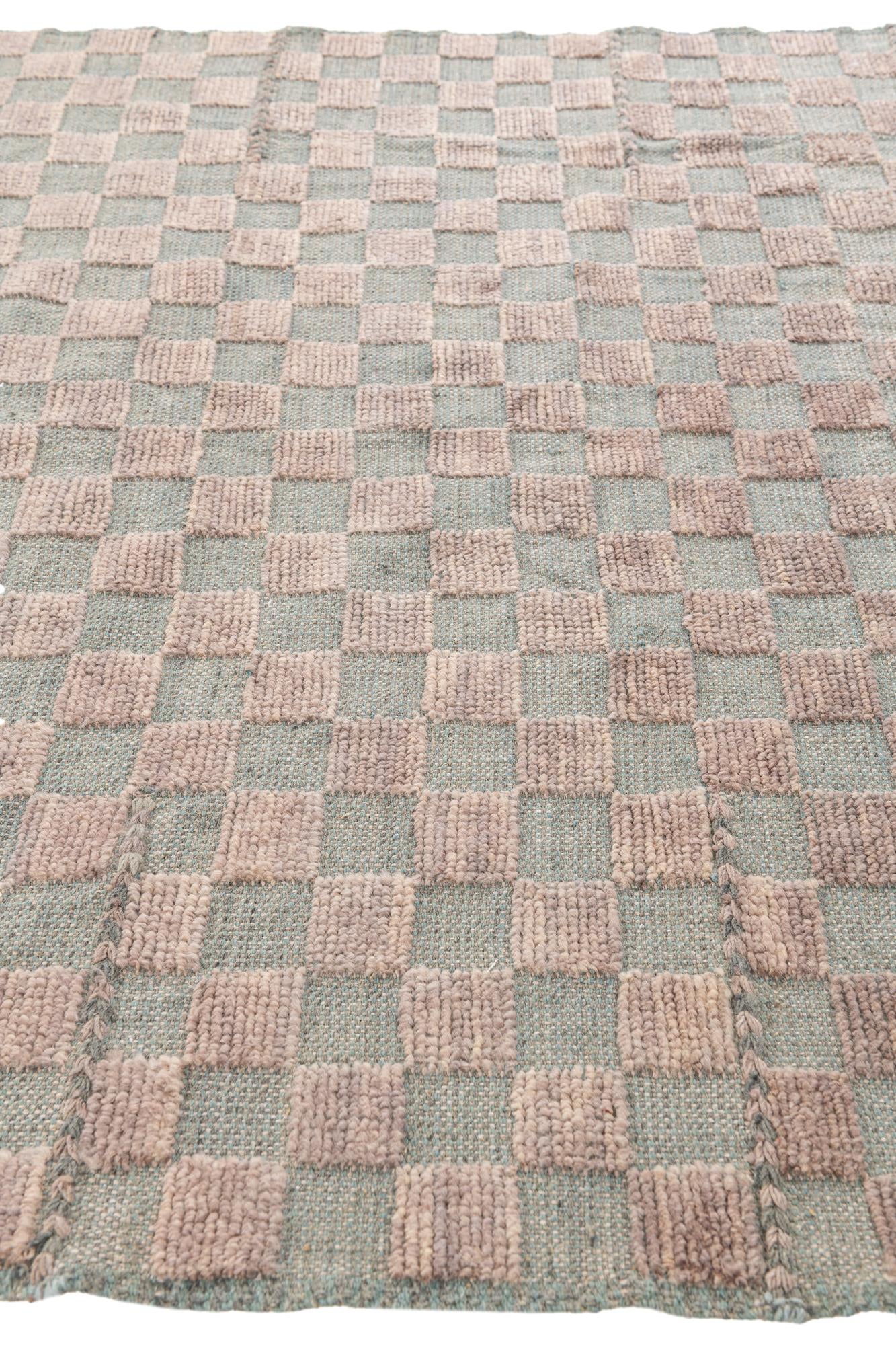 5' x 7' Hand Knotted Moroccan Wool Rug