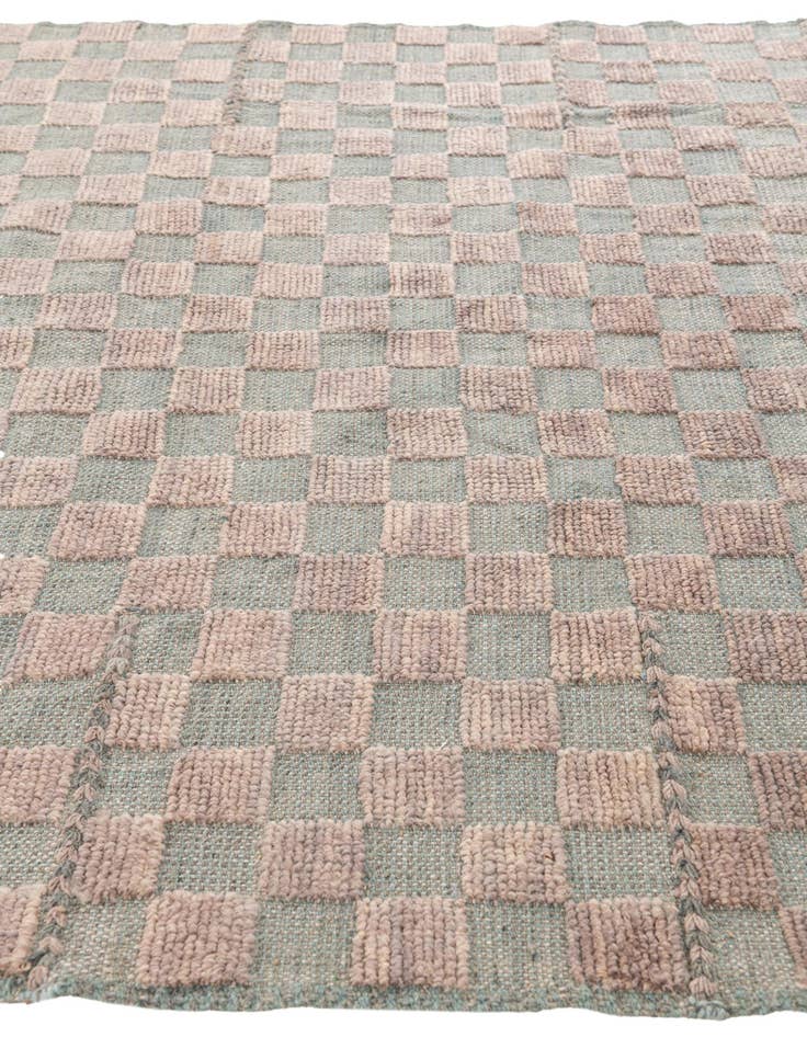 Detail image of 5' x 7'  Hand Knotted Moroccan Wool Rug