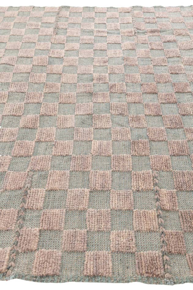 Detail image of 5' x 7' Hand Knotted Moroccan Wool Rug