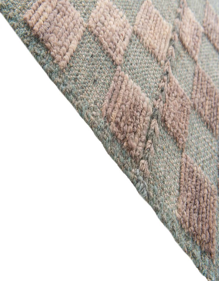 Detail image of 5' x 7'  Hand Knotted Moroccan Wool Rug