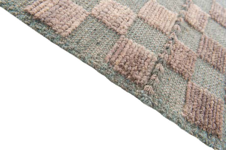 5' x 7' Hand Knotted Moroccan Wool Rug