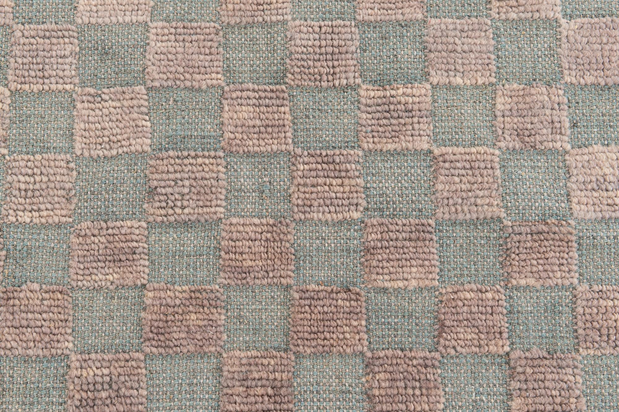 5' x 7' Hand Knotted Moroccan Wool Rug