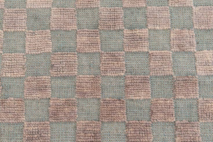 Detail image of 5' x 7' Hand Knotted Moroccan Wool Rug