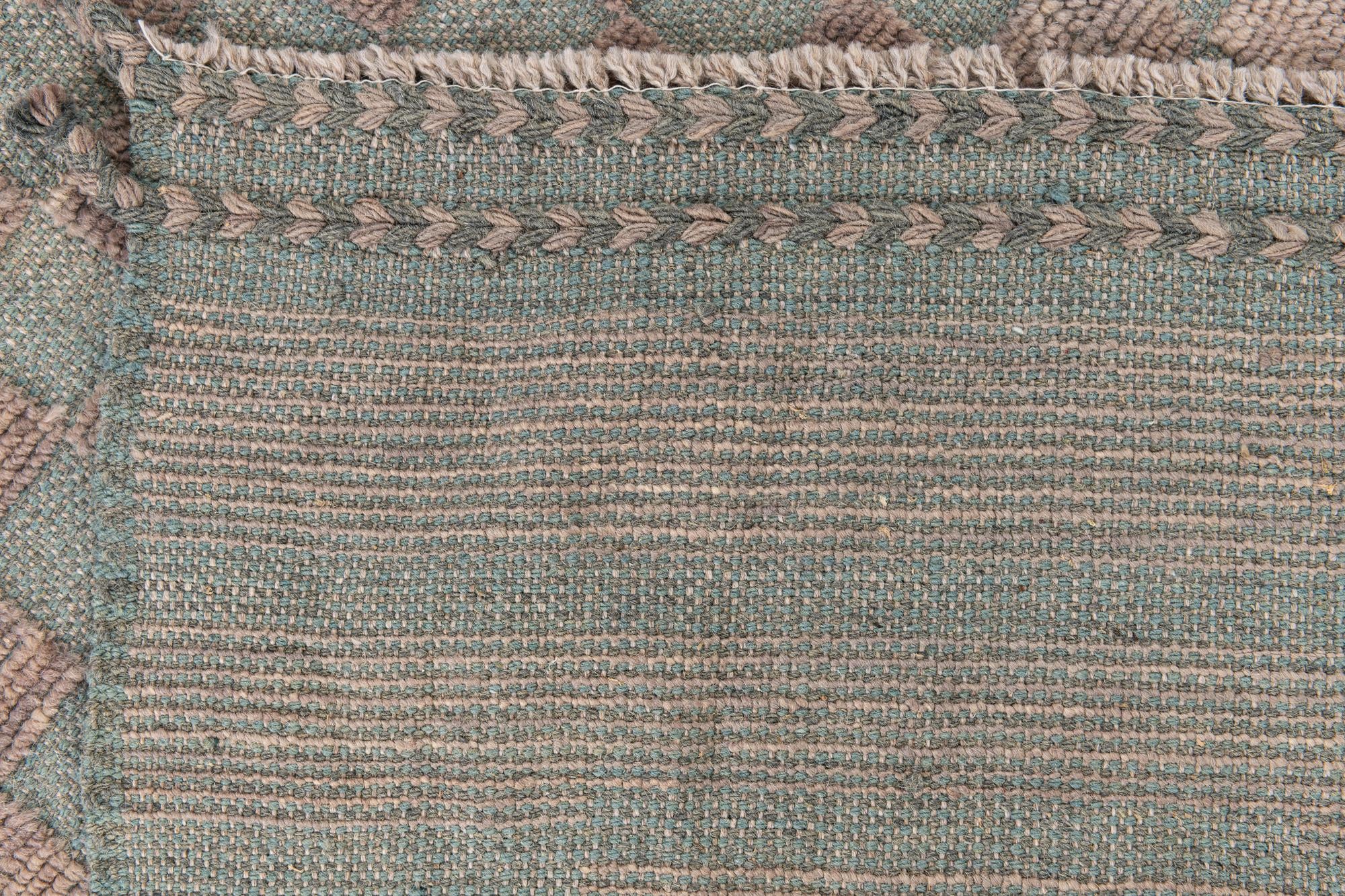 5' x 7' Hand Knotted Moroccan Wool Rug