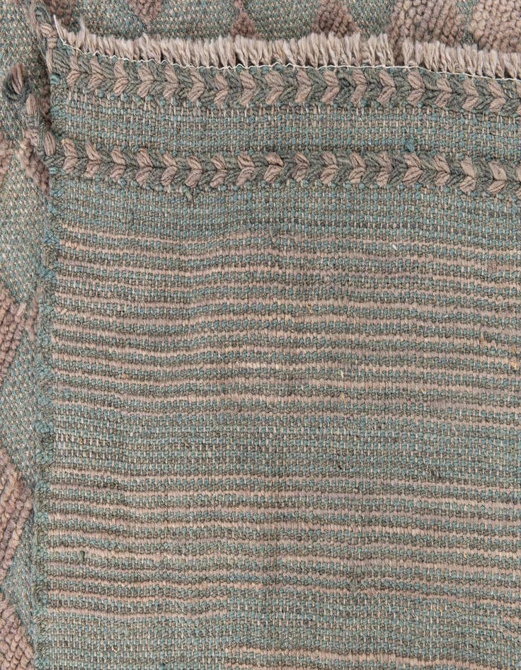 Detail image of 5' x 7'  Hand Knotted Moroccan Wool Rug