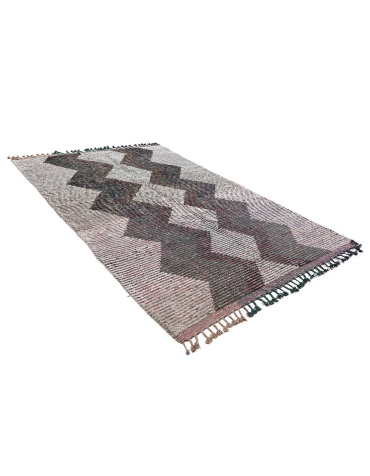 Detail image of 5' 5 x 8' Hand Knotted Moroccan Wool Rug