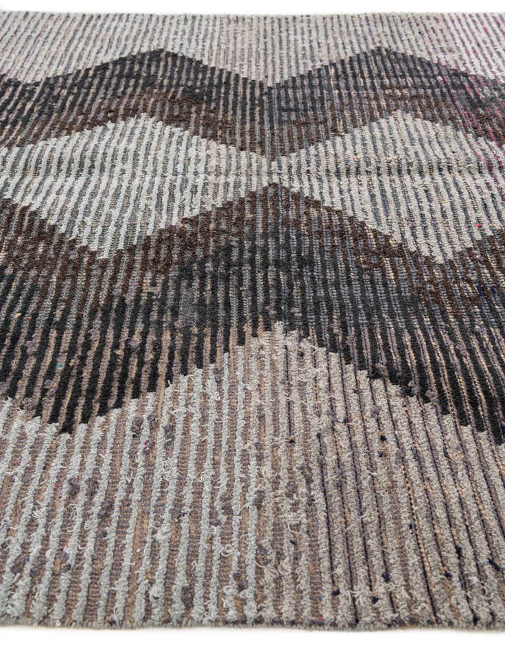 Detail image of 5' 5 x 8'  Hand Knotted Moroccan Wool Rug