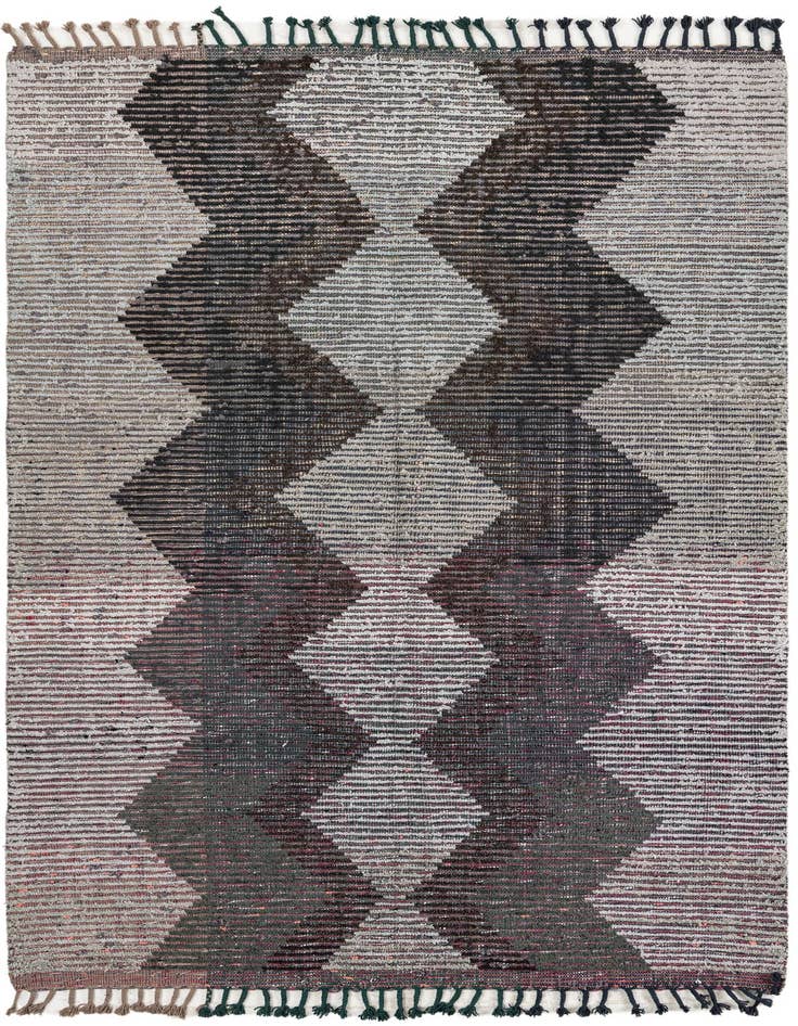 Detail image of 5' 5 x 8' Hand Knotted Moroccan Wool Rug