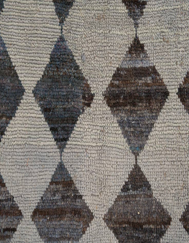 Detail image of 9' 3 x 12'  Hand Knotted Moroccan Wool Rug