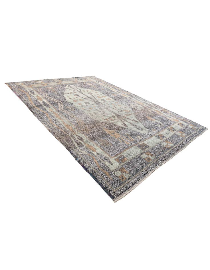 Detail image of 8' 10 x 12' 3  Hand Knotted Moroccan Wool Rug