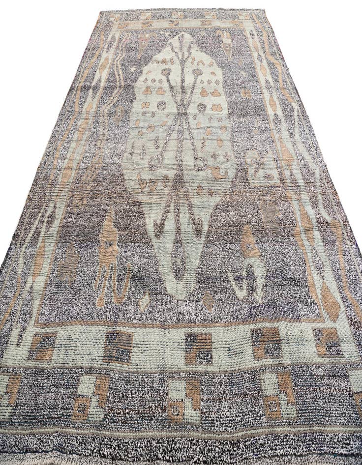 Detail image of 8' 10 x 12' 3  Hand Knotted Moroccan Wool Rug