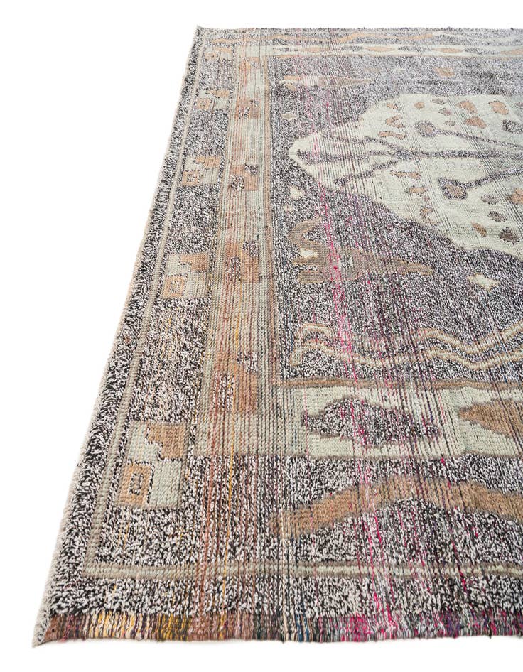 Detail image of 8' 10 x 12' 3  Hand Knotted Moroccan Wool Rug