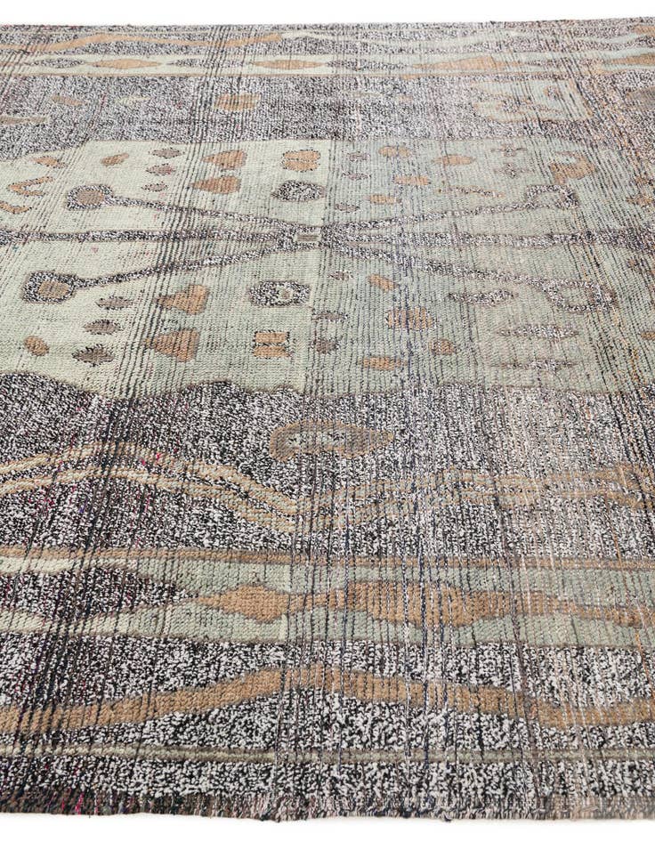 Detail image of 8' 10 x 12' 3  Hand Knotted Moroccan Wool Rug