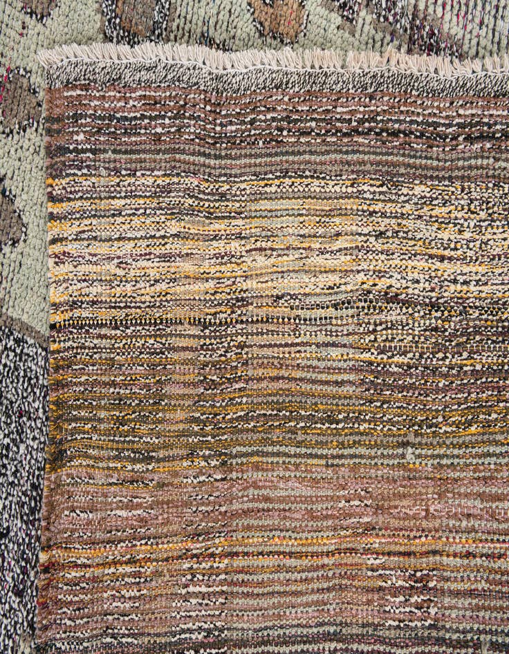 Detail image of 8' 10 x 12' 3  Hand Knotted Moroccan Wool Rug