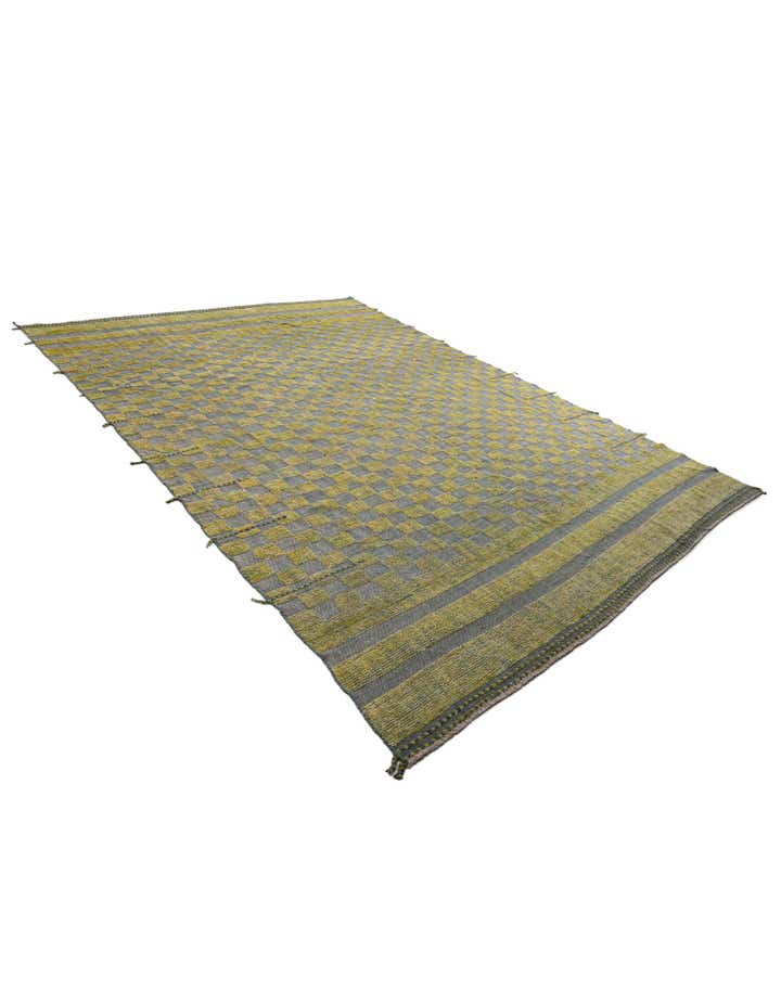 8' 10 x 12' Hand Knotted Moroccan Wool Rug