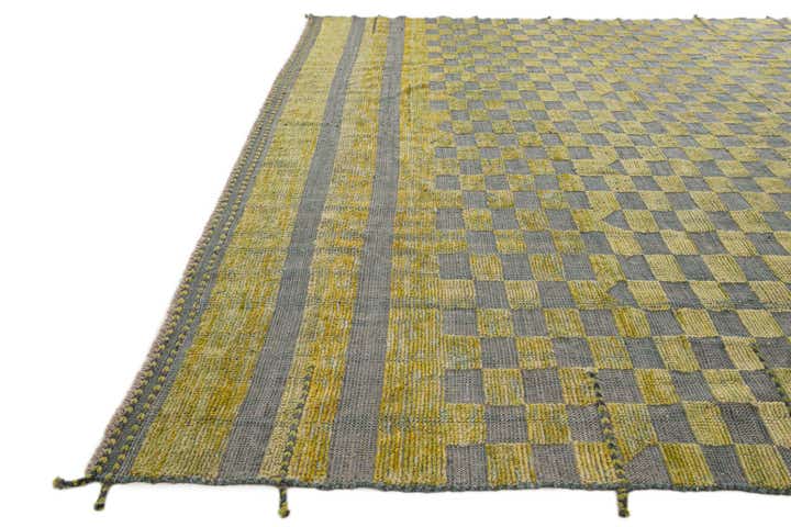 8' 10 x 12' Hand Knotted Moroccan Wool Rug