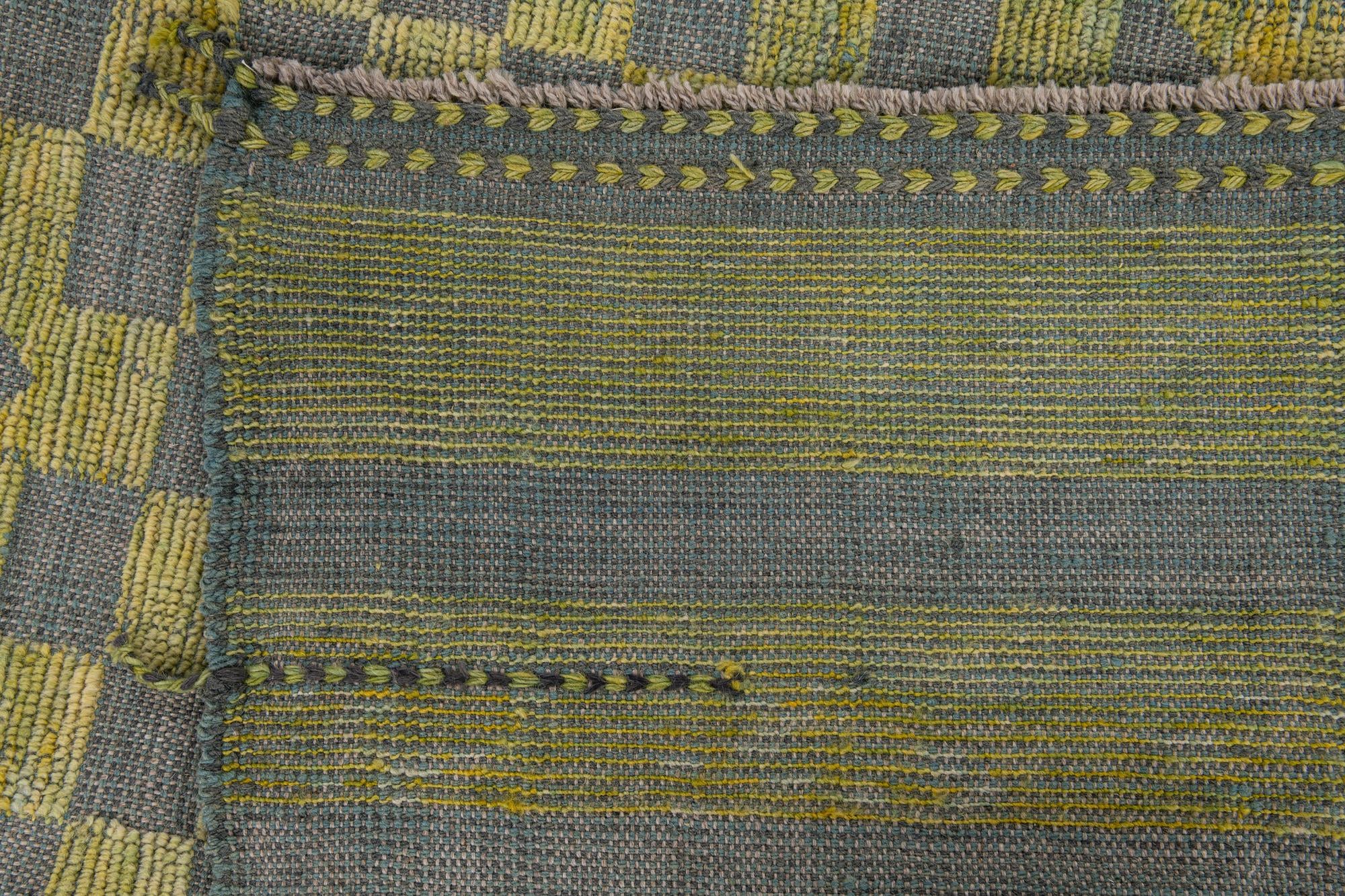 8' 10 x 12' Hand Knotted Moroccan Wool Rug