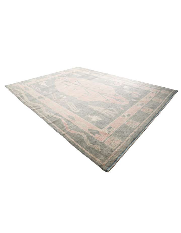 11' 8 x 15' 3 Hand Knotted Moroccan Wool Rug