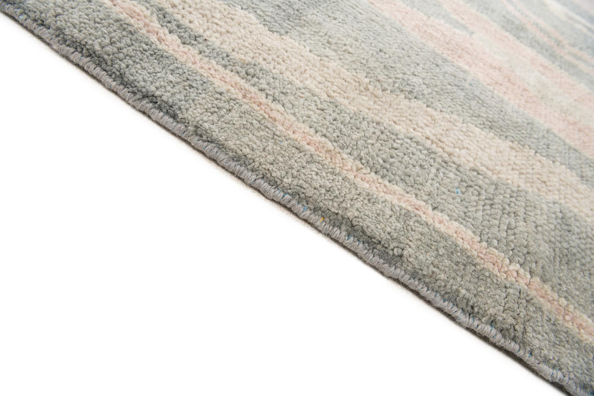 11' 8 x 15' 3 Hand Knotted Moroccan Wool Rug