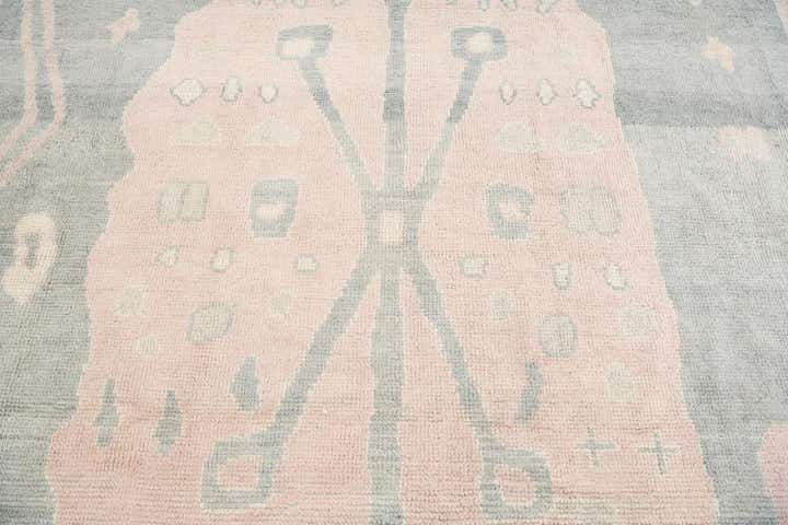 11' 8 x 15' 3 Hand Knotted Moroccan Wool Rug