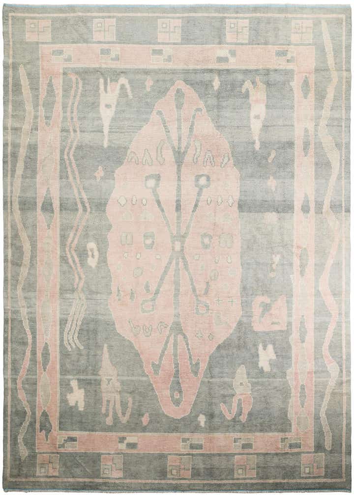 11' 8 x 15' 3 Hand Knotted Moroccan Wool Rug