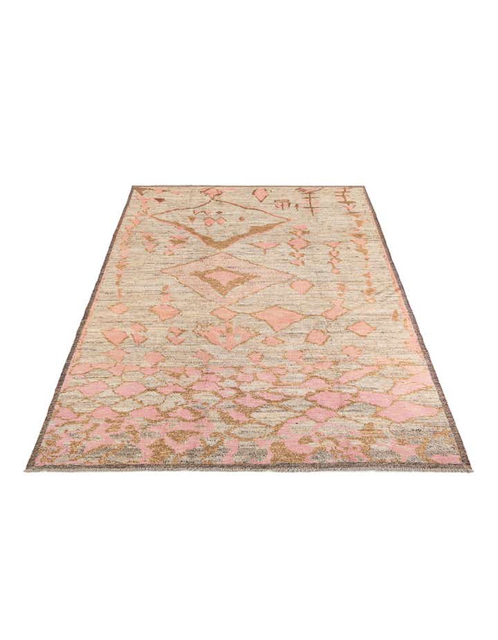 9' 4 x 12' 3 Hand Knotted Moroccan Wool Rug