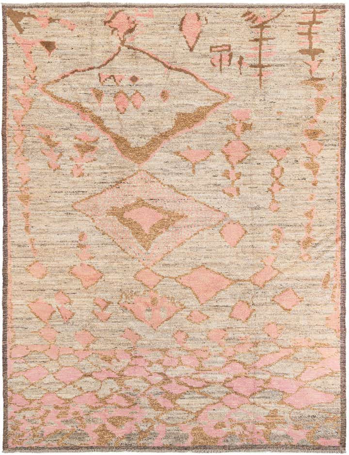 9' 4 x 12' 3 Hand Knotted Moroccan Wool Rug