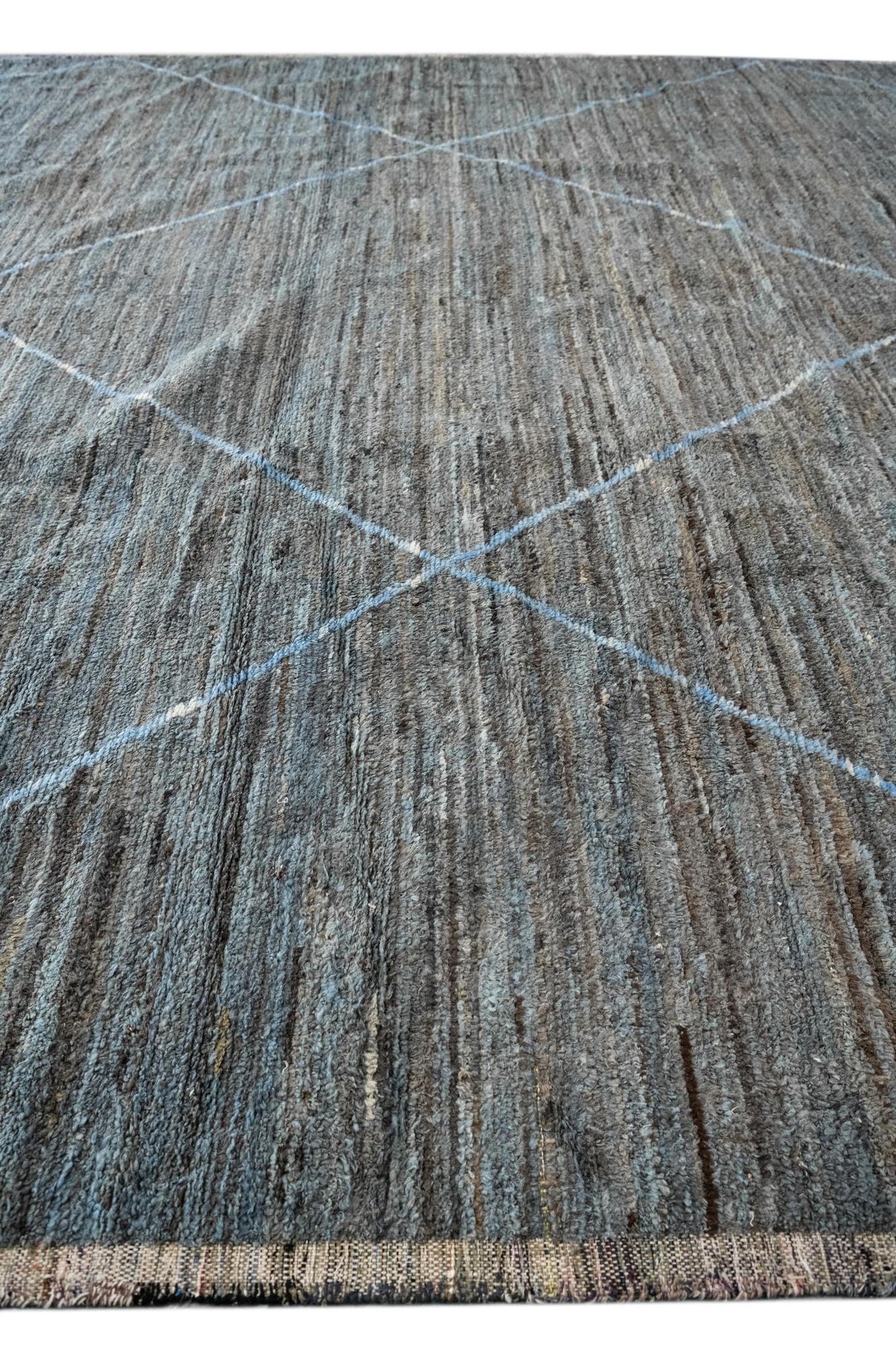 13' 3 x 20' 3 Hand Knotted Moroccan Wool Rug