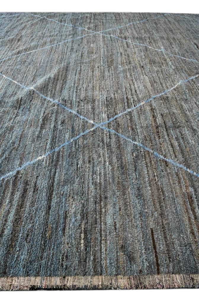 13' 3 x 20' 3 Hand Knotted Moroccan Wool Rug