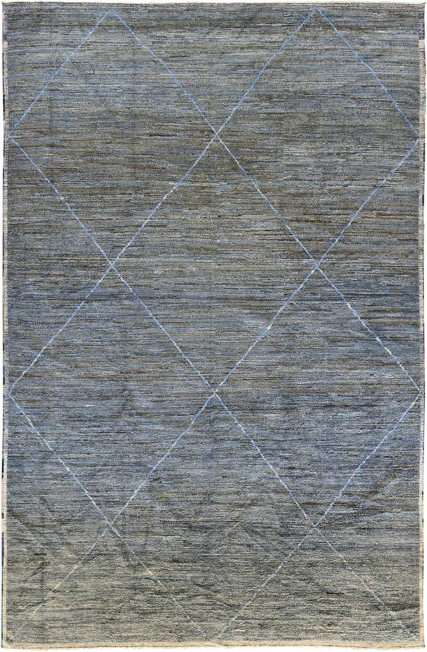 Detail image of 13' 3 x 20' 3 Hand Knotted Moroccan Wool Rug