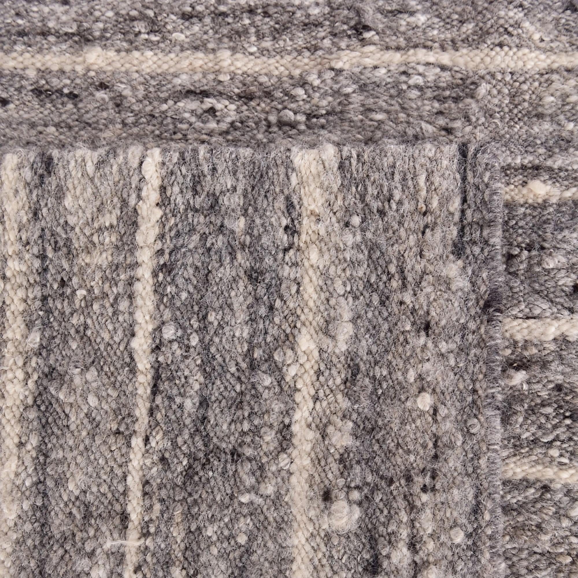 Detail image 12 of 12: 4' 9 x 6' 11 Hand Knotted Moroccan Wool Rug