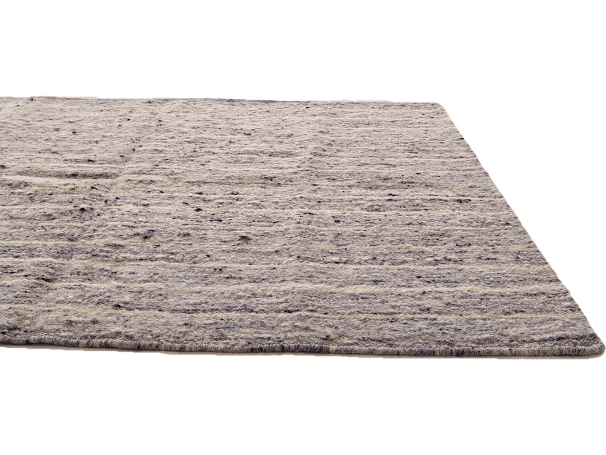 5' 1 x 6' 8 Hand Knotted Moroccan Wool Rug