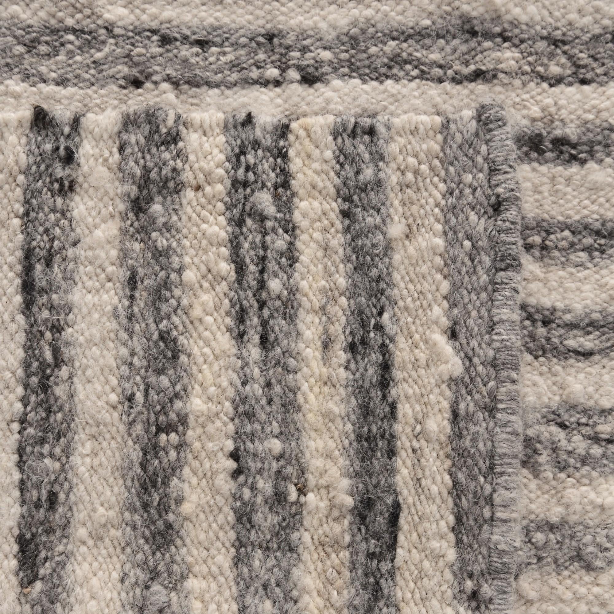 Detail image 12 of 12: 3' x 5' Hand Knotted Moroccan Wool Rug
