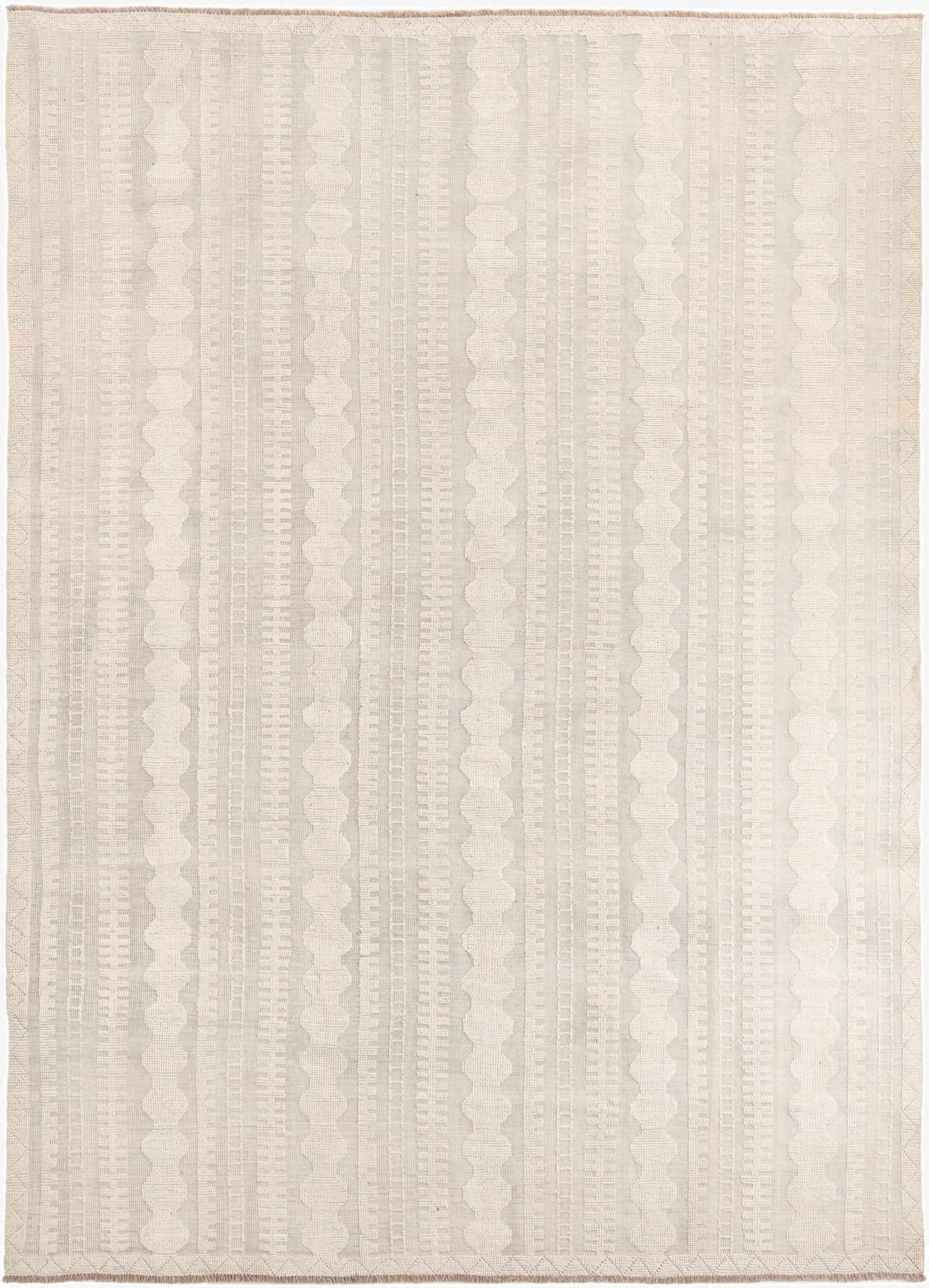 9' x 12' 2  Hand Knotted Moroccan Wool Rug