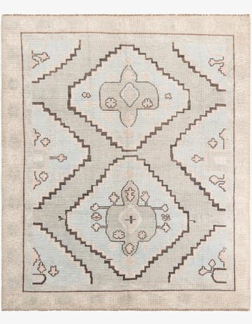 8' 5 x 10' 2 Hand Knotted Moroccan Wool Rug