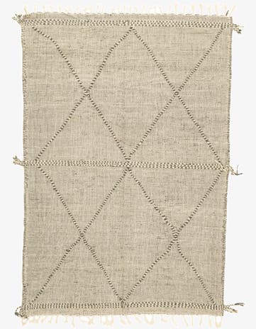 6' 6 x 10' Hand Knotted Moroccan Wool Rug