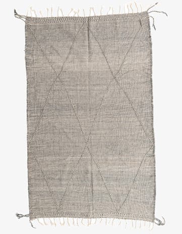 6' 5 x 10' 2 Hand Knotted Moroccan Wool Rug