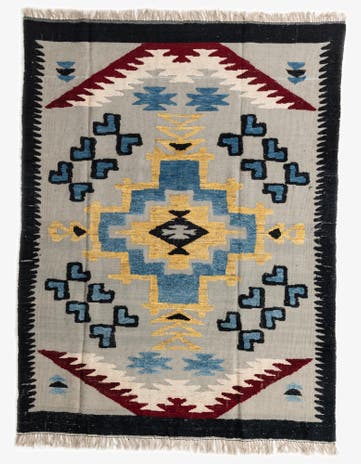 7' 7 x 10' 1 Hand Knotted Moroccan Wool Rug