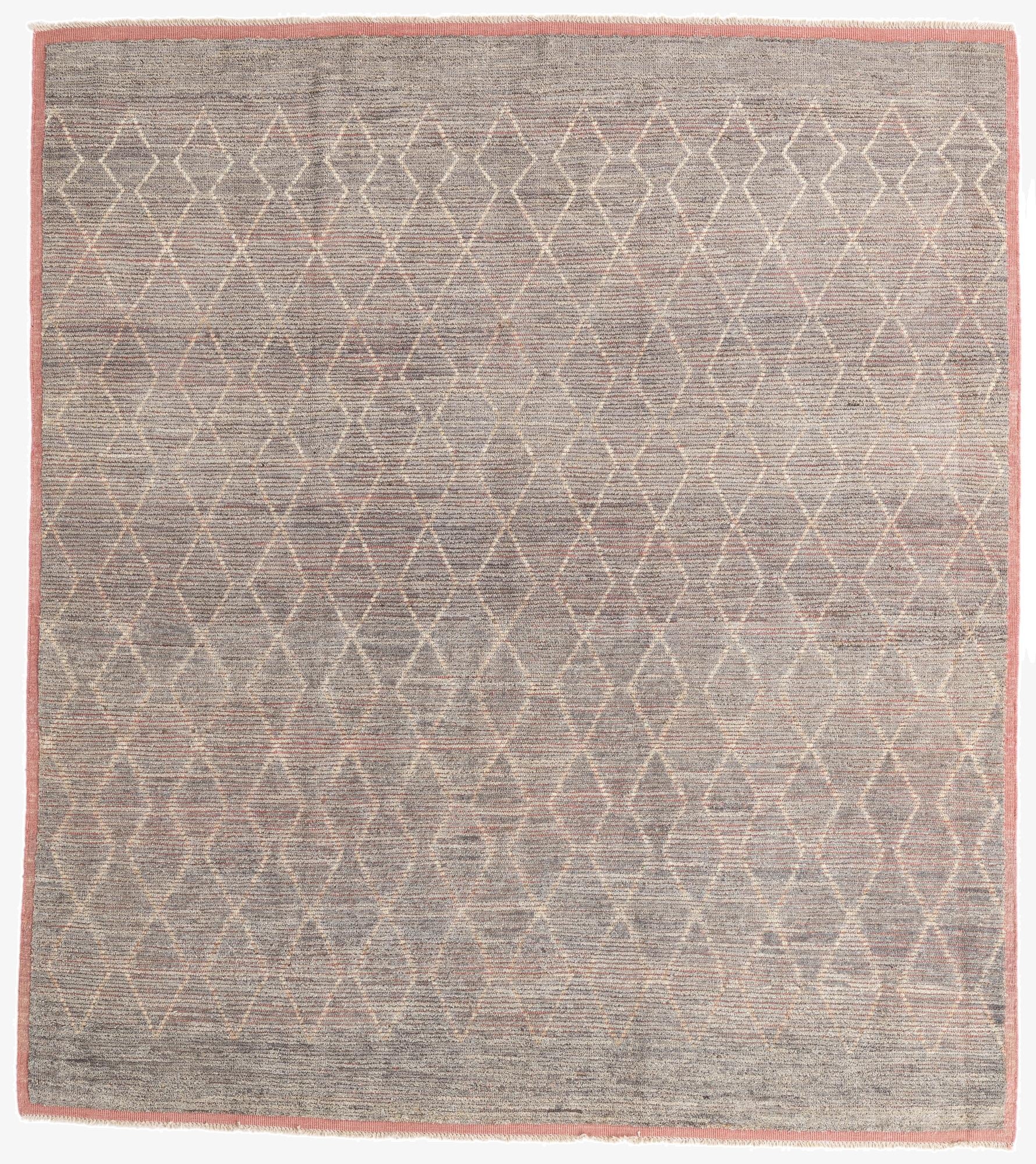 8' 5 x 9' 5  Hand Knotted Moroccan Wool Rug