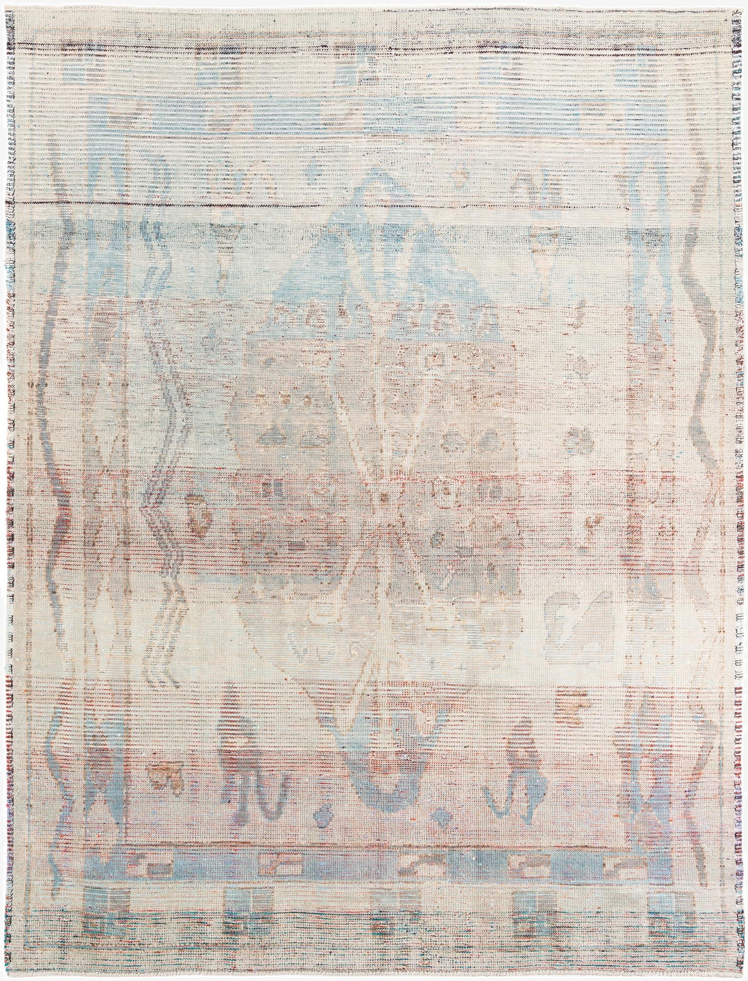 8' 9 x 11' 5  Hand Knotted Moroccan Wool Rug