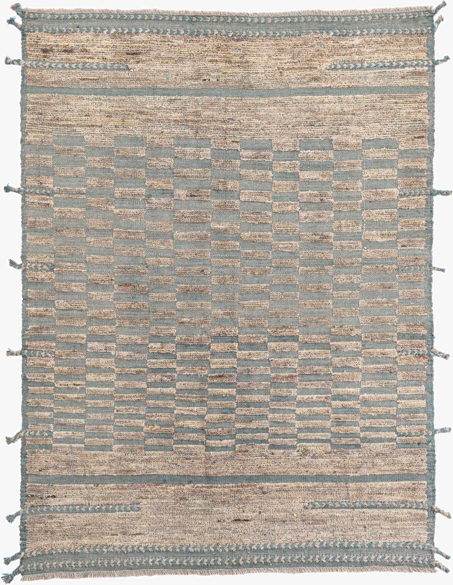 5' 4 x 7' 2  Hand Knotted Moroccan Wool Rug