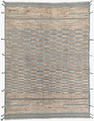 5' 4 x 7' 2 Hand Knotted Moroccan Wool Rug