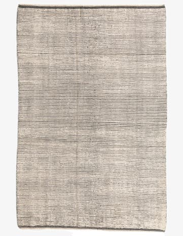 6' 3 x 9' 3 Hand Knotted Moroccan Wool Rug