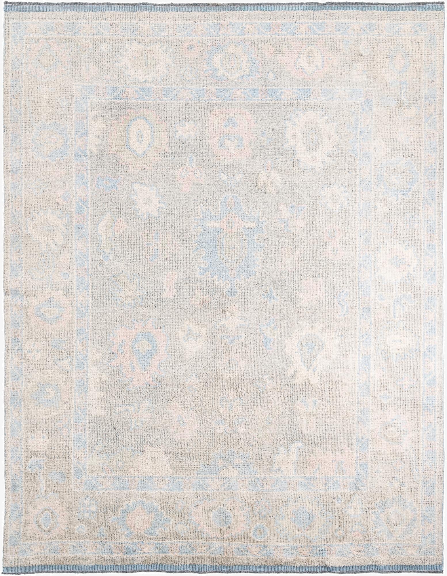 8' x 10' 3  Hand Knotted Moroccan Wool Rug