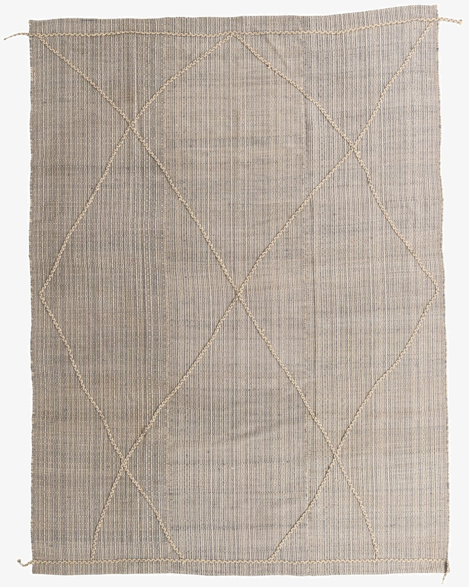 9' 1 x 12' 4  Hand Knotted Moroccan Wool Rug